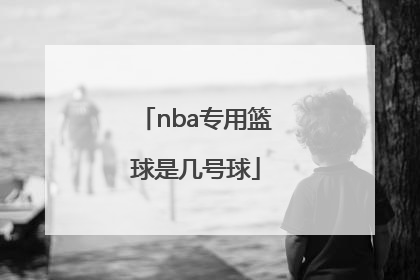 「nba专用篮球是几号球」NBA比赛专用篮球多少钱